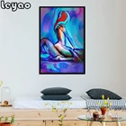 5D алмазная живопись сделай сам, абстрактная красочная женщина, полная выкладка, алмазная вышивка, украшение для спальни для мужчин и женщин, настенное искусство