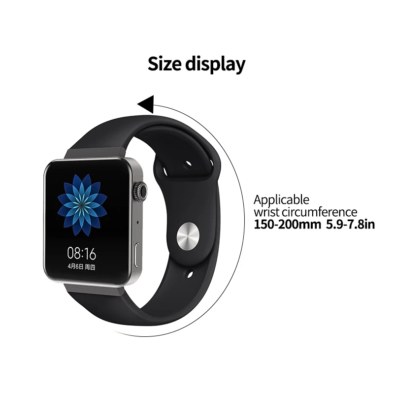 Мягкий силиконовый ремешок для часов для xiaomi smart watch, новинка, сменный ремешок для mi watch, резиновый ремешок для часов, аксессуары