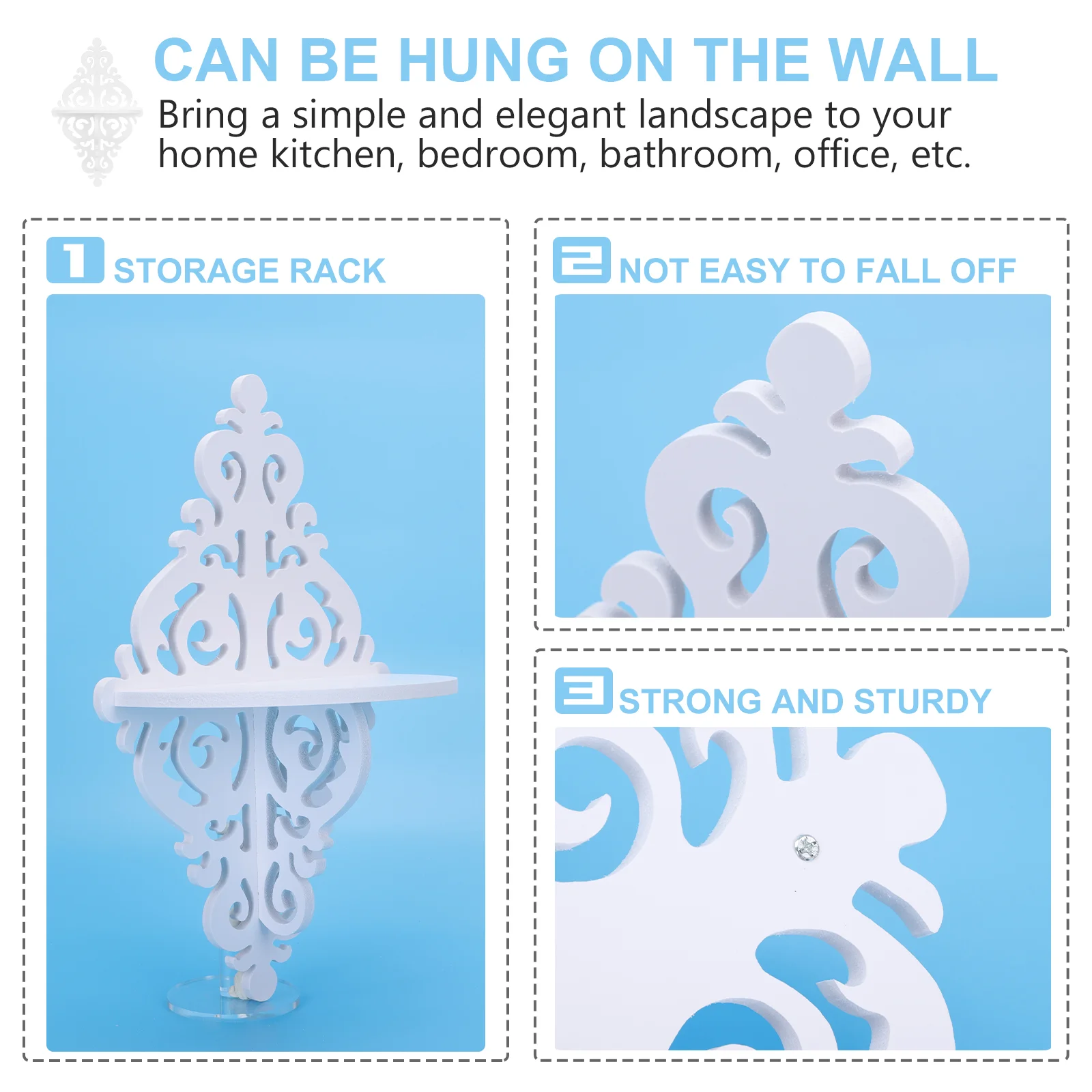 2 шт. креативные полки для хранения простые стеллажи настенные подвесные дома |