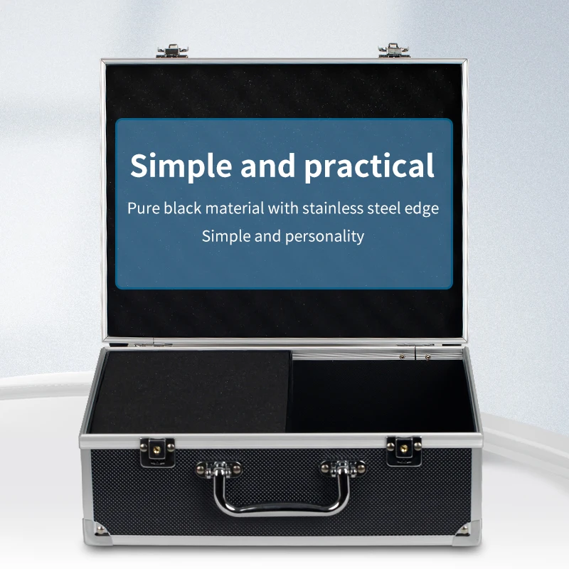 Ящик для инструментов большой емкости алюминиевый Портативный чехол переноски