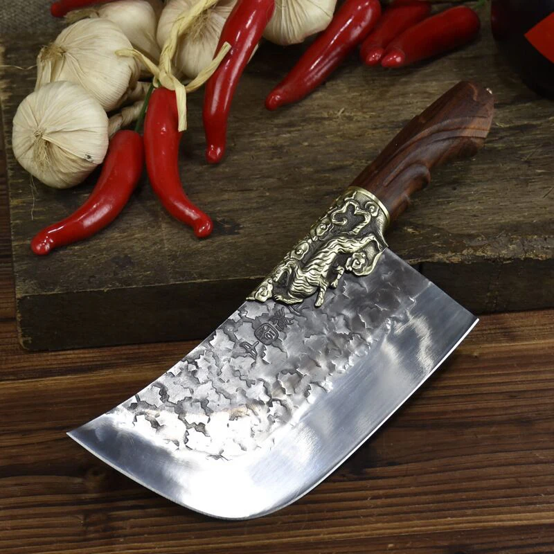 Нож для нарезки Longquan кухонный нож острый шеф-повар специальный ручной Кованый
