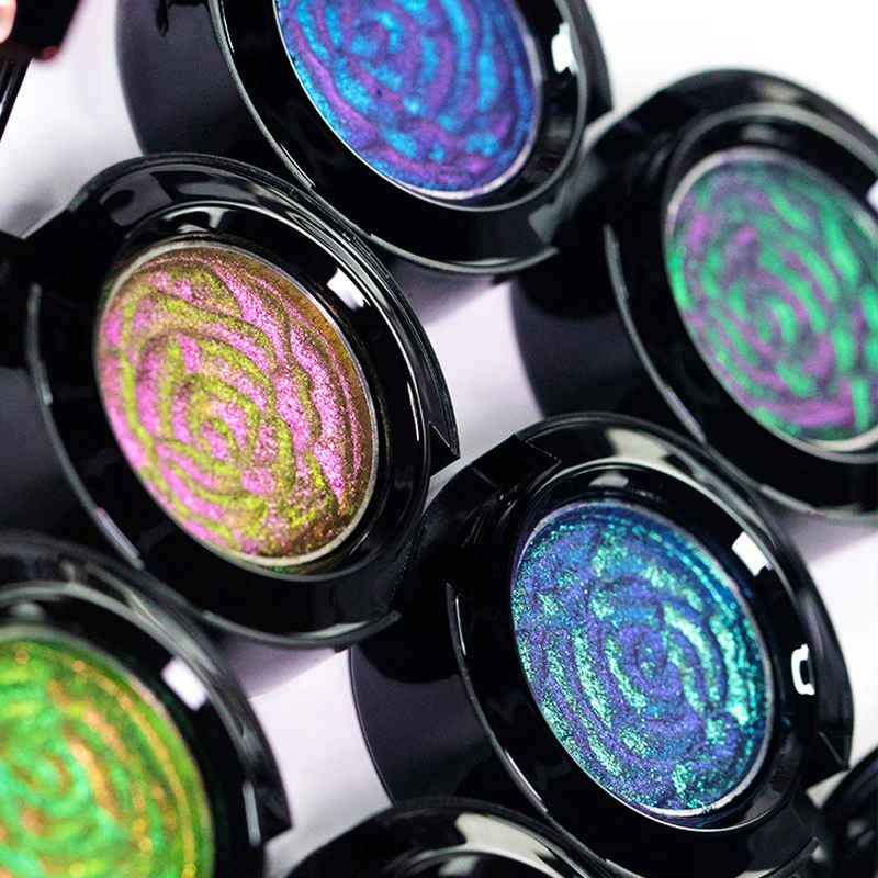 Металлические водостойкие тени для век Алмазный мерцающий пигмент с одним