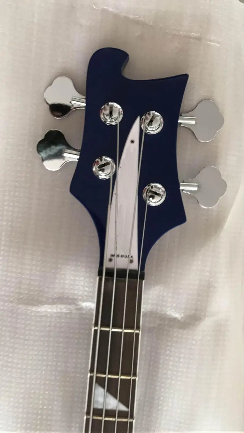 Бесплатная доставка 4003 Электрический слитный бас шея через шею тело с фиксацией