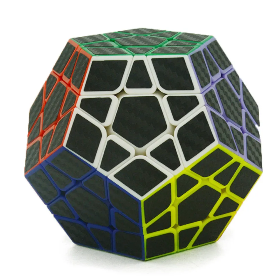 Lefun 3x3 Megaminx скоростной магический куб наклейка из углеродного волокна кубик