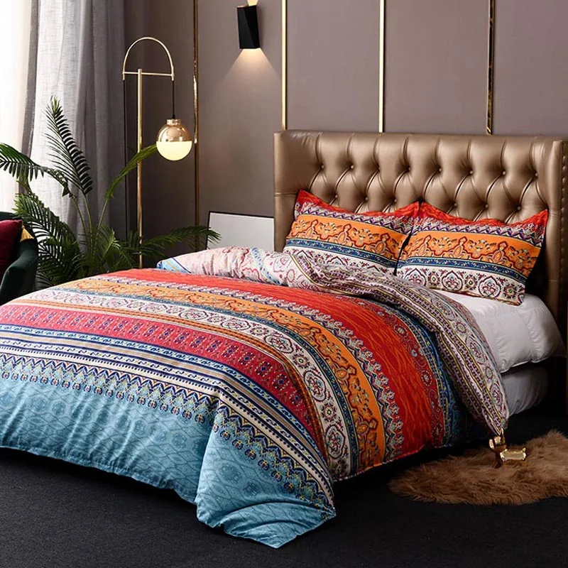 8 размеров богемное покрывало и наволочка набор для подушки двойное королевское