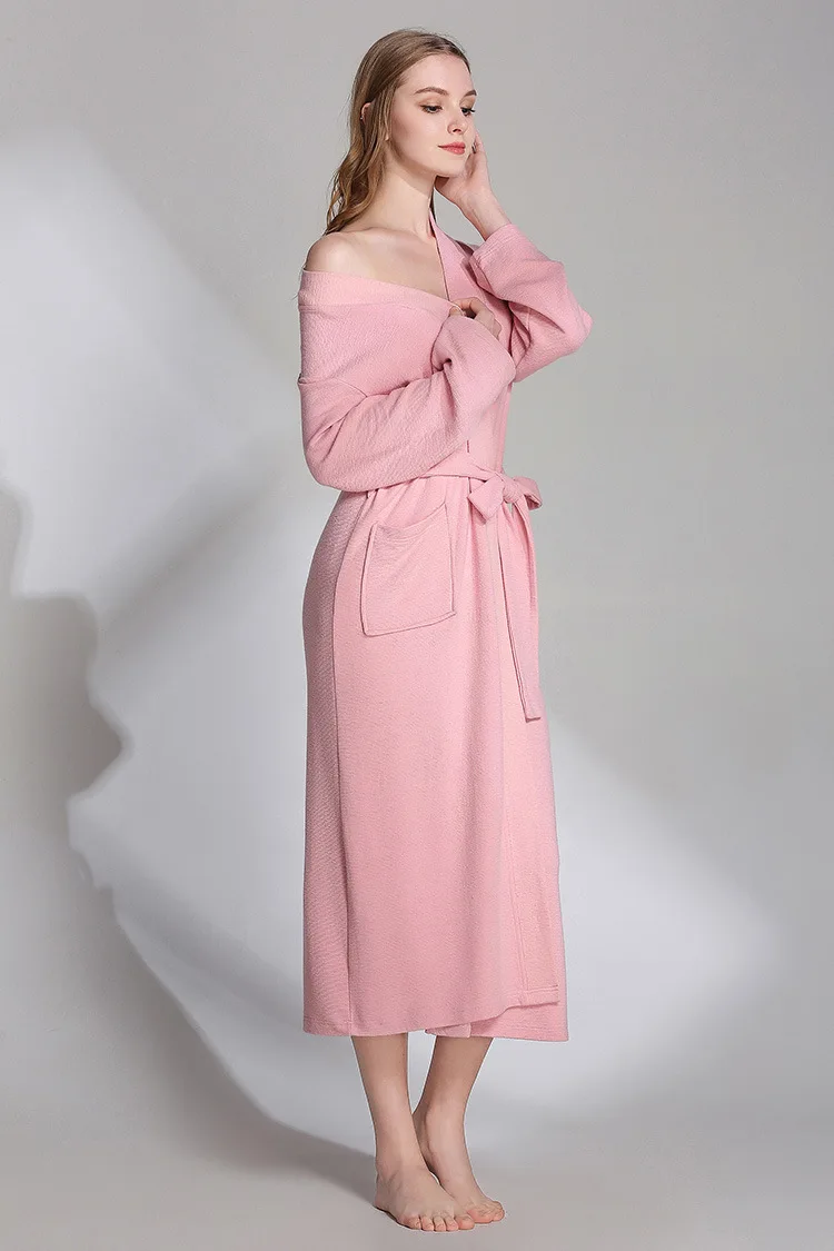 

Free shipping.winter thicker new women's Sleep Lounge,pink warm modal sleeping home clothing,femme robes,sexy sales plus size