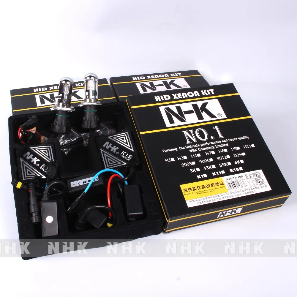 NHK N-K K15 HID CAN-шина набор ксеноновых фар HIR2 9012 лампа 3000K 4300k 5500k 6000k автомобильные
