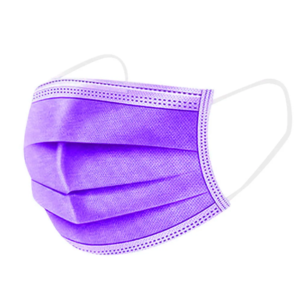

Mascarillas Unisex Facial Protection Disposable Face Mask Dust Personal Mask 3Ply Ear Loop 5PCMascararilla Shield Masque