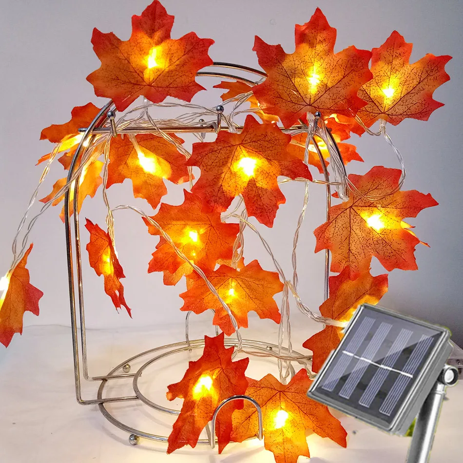 Солнечная струнная лампа 60 LED Водонепроницаемая гирлянда Сказочный свет