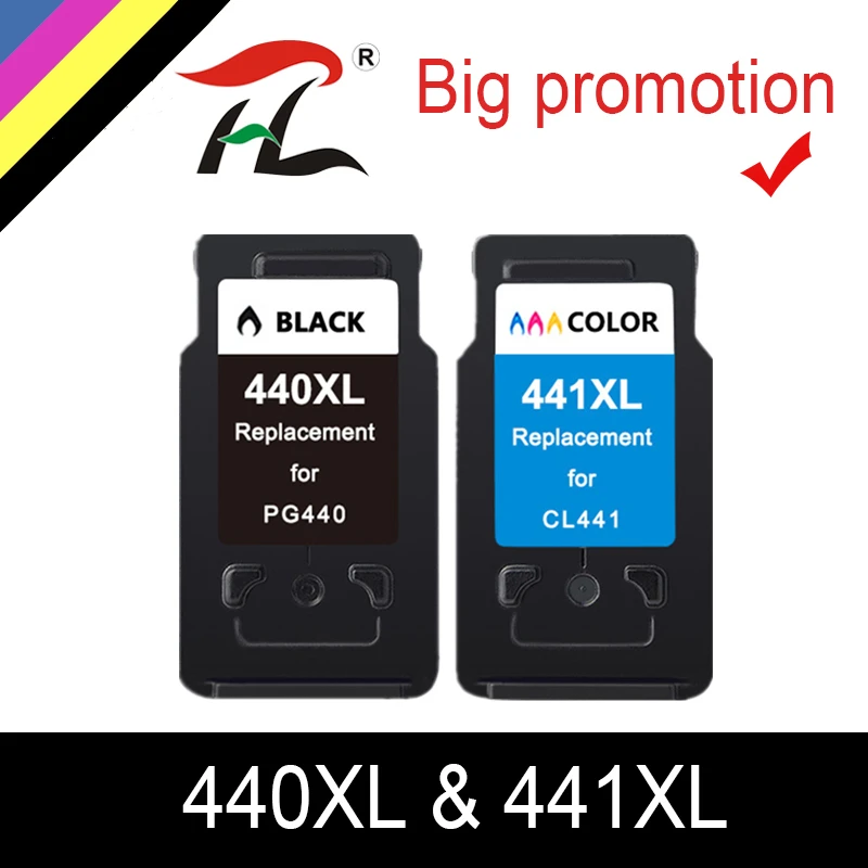 

2PK PG440 CL441 Cartridge Replacement for Canon PG 440 CL 441 PG440XL Ink Cartridge for Pixma MG4280 MG4240 MX438 MX518 MX378