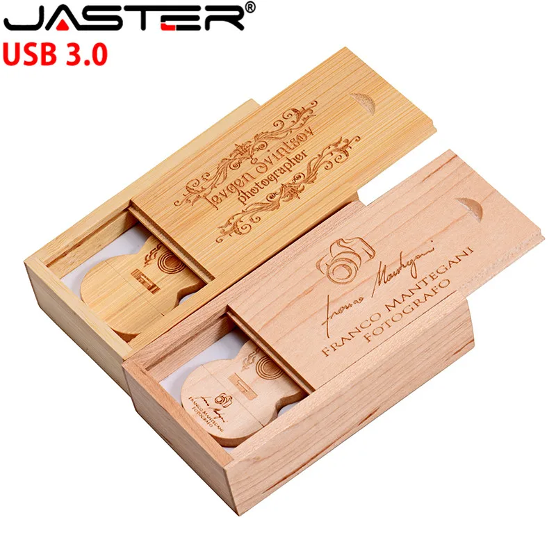 Флэш-накопитель JASTER usb 3 0 деревянный флешка в виде гитары 4 ГБ 8 16 32 64 2 Подарочный