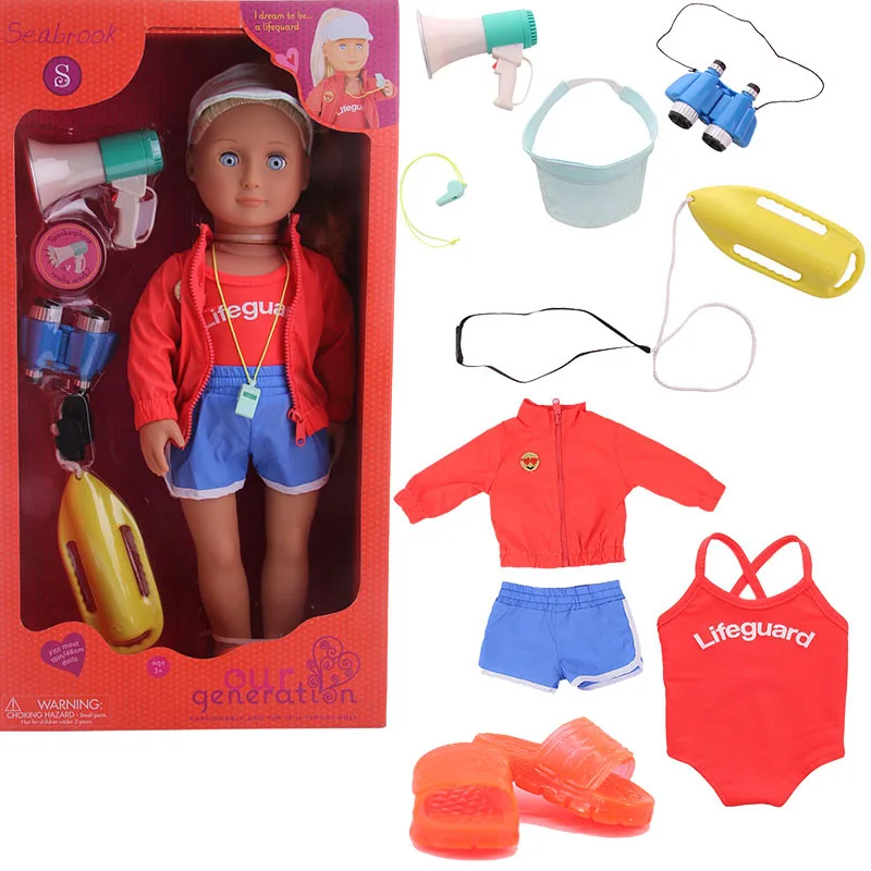 18 дюймов американская кукла нашего поколения + кукольная одежда обувь кукольные