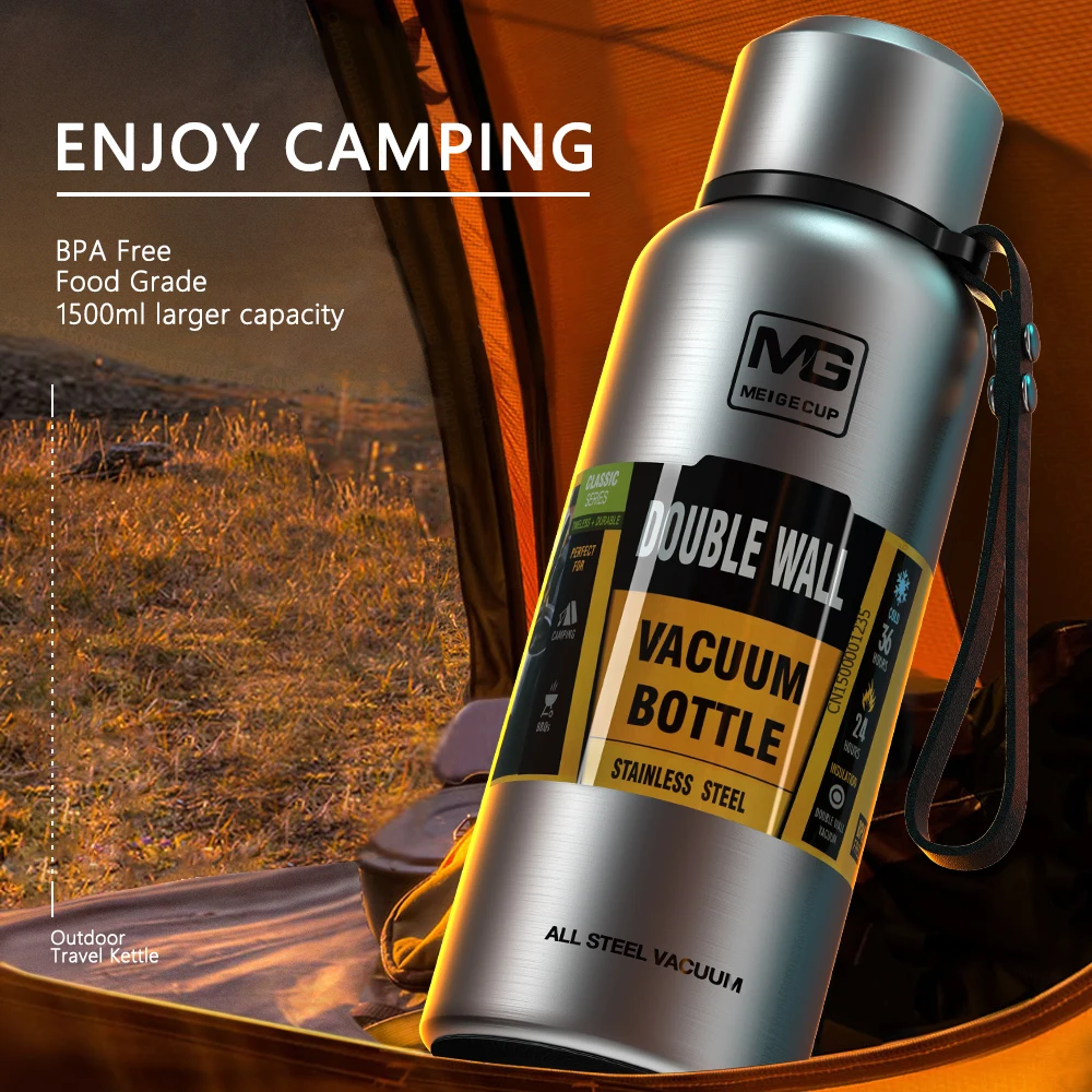 Термокружка Из Нержавеющей Стали термос большой емкости портативная