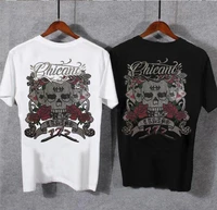 Hot Drill brand two side designer t-shirt Men Pullover Homme cotton hot sale