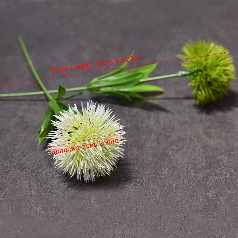 

1pc Dandelion Flowers Home Decorative 26cm Plastic Fake Artificial Flowers For Home party Wedding Green Real Touch Decor Hot