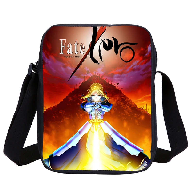 Миниатюрные сумки через плечо для мальчиков и девочек крутая Аниме Судьба