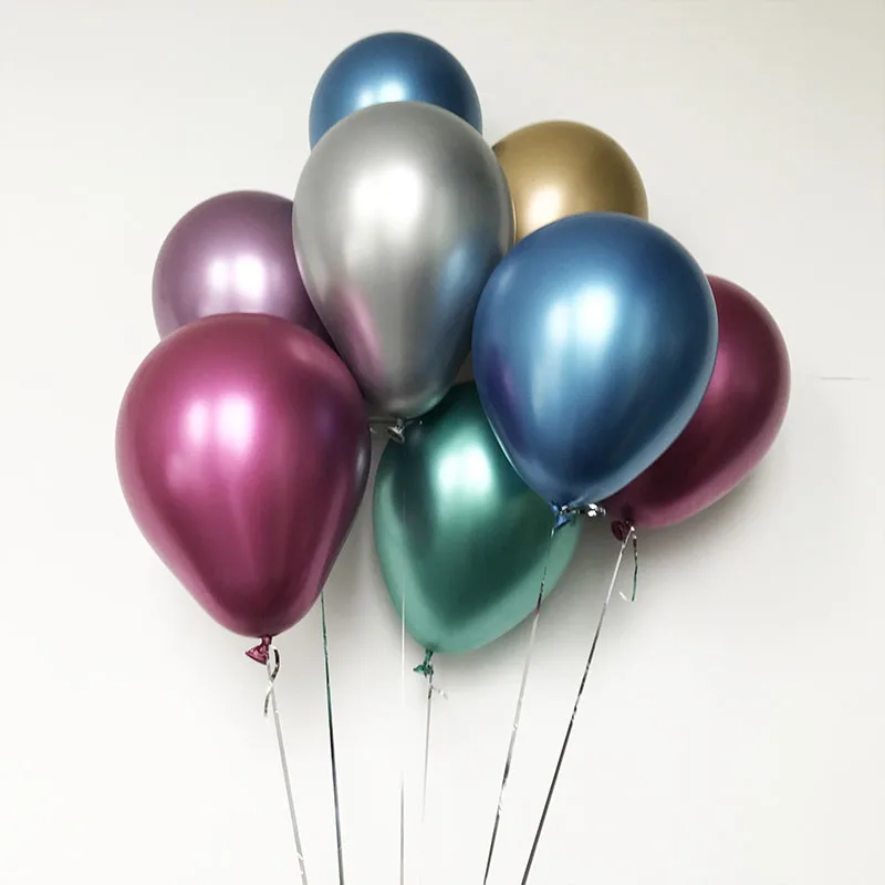 10 шт 12 дюймов хромированная латексные воздушные шары для свадьбы вечеринки декор