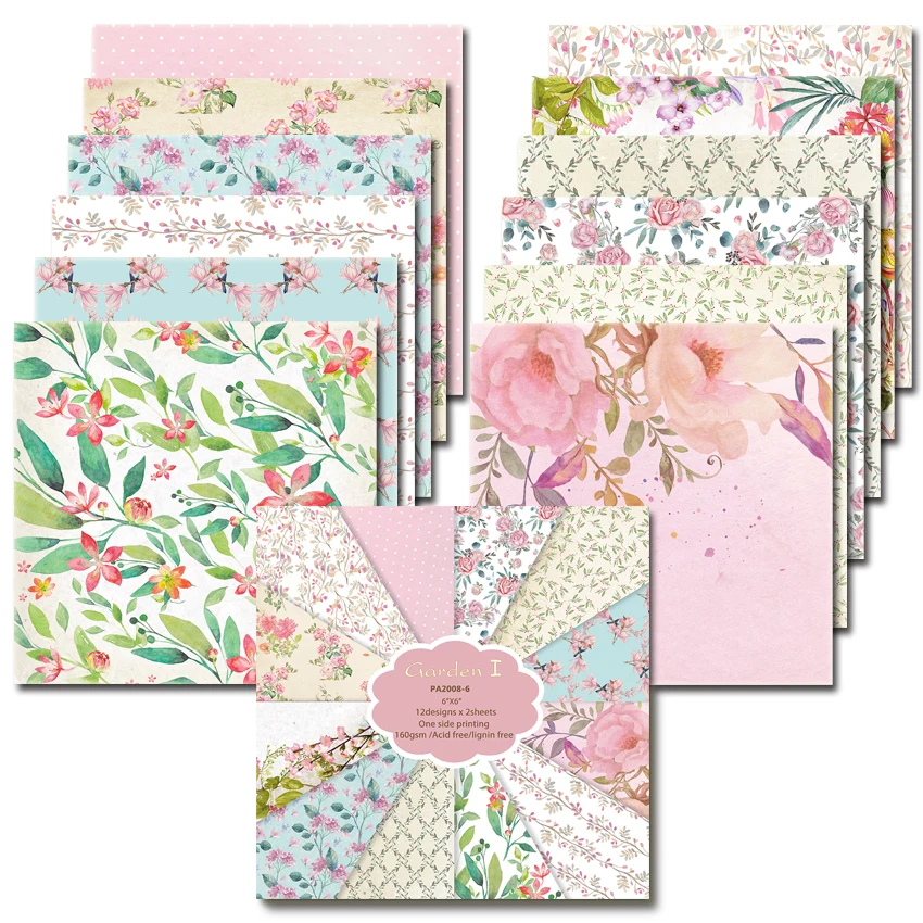 6-дюймовый цветочный сад скрапбукинг узорчатый Декор для дома сделай сам