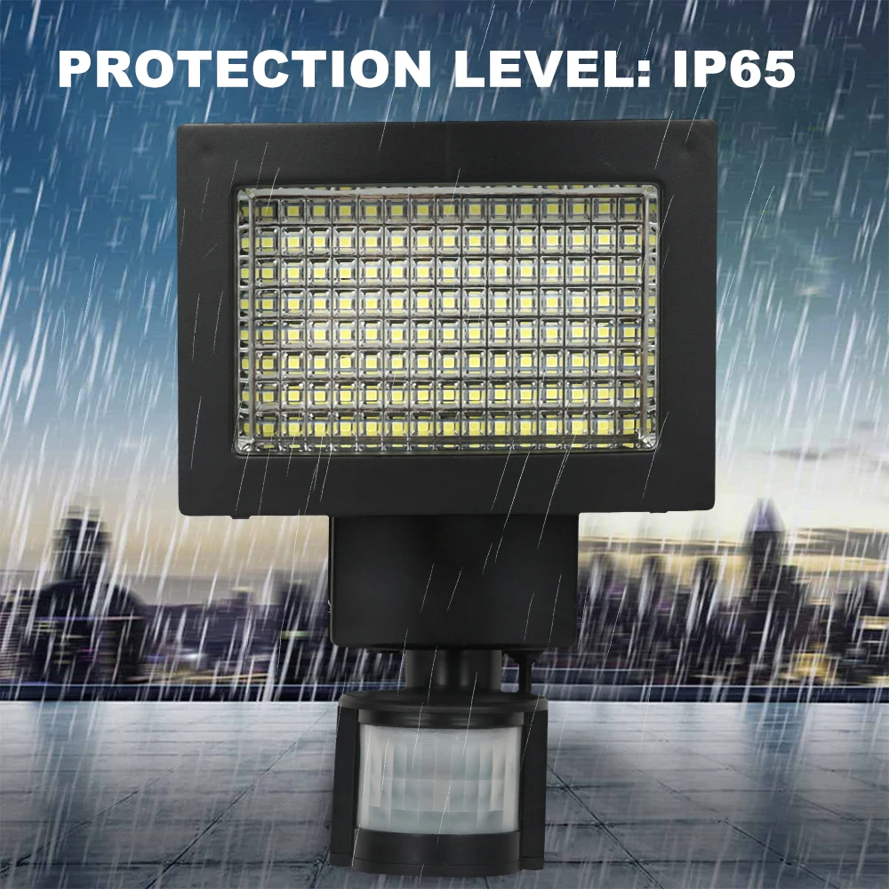 100/120 Leds Solar Light Outdoor Lamp PIR Motion Sensor Led Floodlight Garden Lawn Security | Лампы и освещение