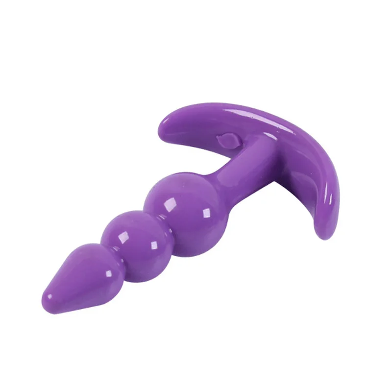 Анальная пробка силиконовый массажер простаты мастурбатор секс-игрушки для