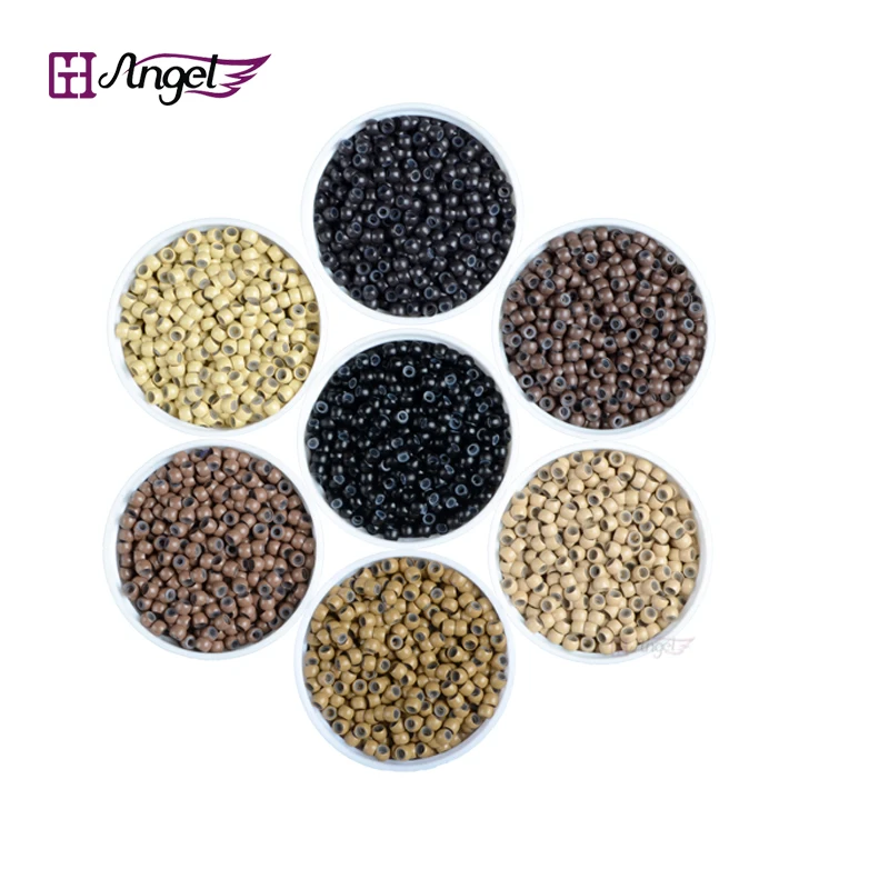 Angels 500 шт/банка 3 0 мм нано медь Силиконовые микро звенья Кольца Бусы инструменты