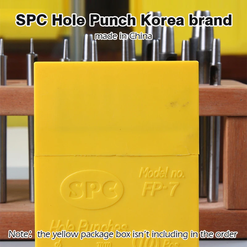

SPC Hole Punch Alloy Tool Steel Hollow Punch Belt Craft Round Punch Leathercraft tools 20 Size For Choose