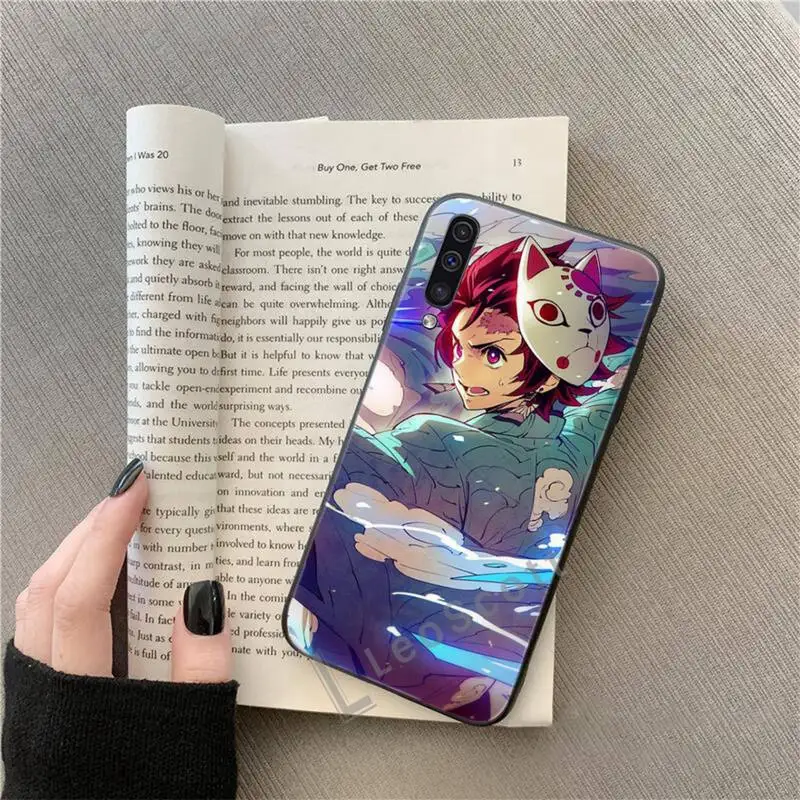 

0 Demon Slayer Anime Funda Phone Case For Samsung A40 A50 A51 A71 A20E A20S S8 S9 S10 S20 Plus note 20 ultra 4G 5G