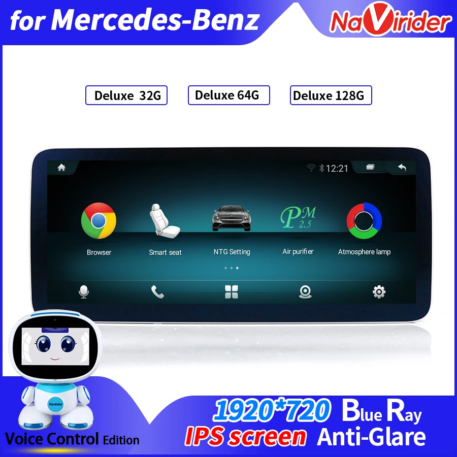 

Магнитола для Mercedes Benz G320, G400, G300, G500, G270, W463, W461, W461, автомобильный стереоплеер, 12,3 дюймов, Android 10, GPS-навигатор, головное устройство