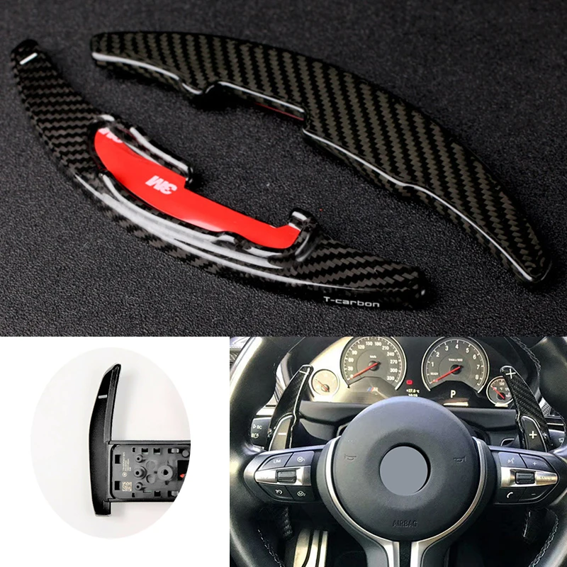 Удлинитель переключения передач на руль из углеродного волокна для BMW M2 M3 M4 M5 M6 X5M