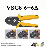 6 6aself adjustable crimping plier crimping terminals sets awg26 10 wire cable tube terminals crimping pliers multi hand tools