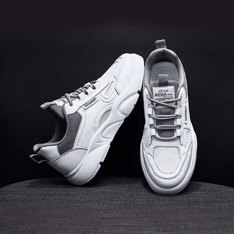Мужские кроссовки для бега мужская белая спортивная обувь мужские высокие