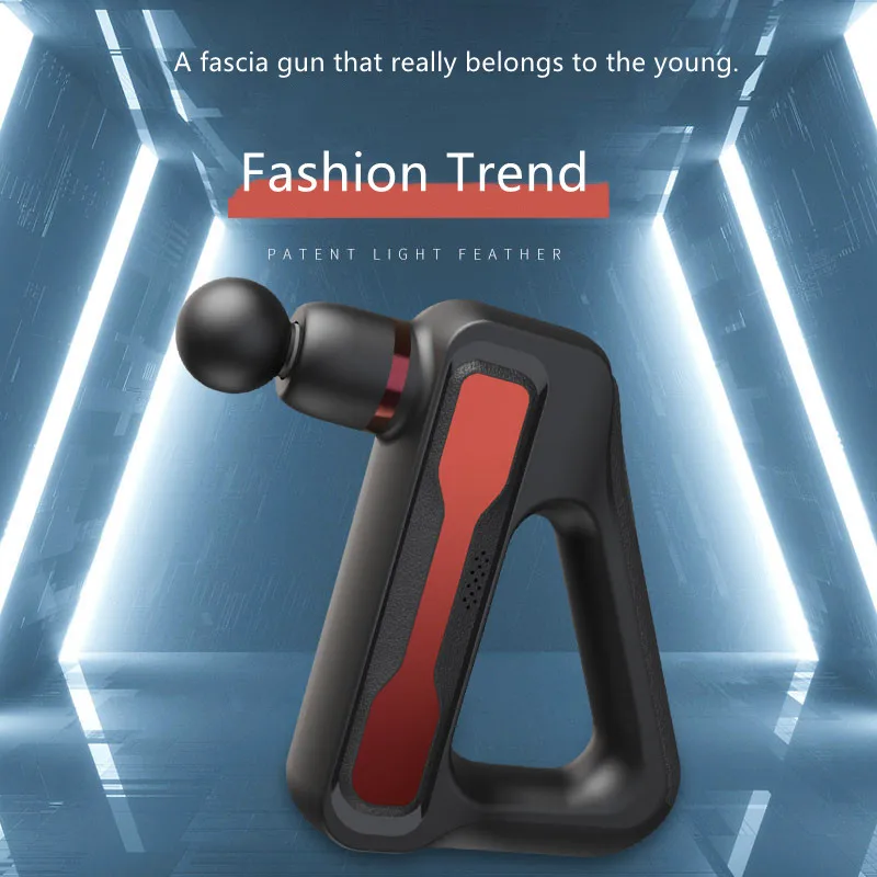 

Электрический массажный пистолет с сенсорным ЖК-экраном, мини-массажер для глубокой Fascia тела для мышц, упражнений, расслабления, похудения, ...