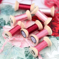 20m mini spoolsuzhou embroidery embroidery thread silk thread spool silk embroidery thread sakura pink