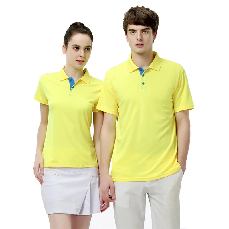 Мужская дышащая рубашка поло быстросохнущая с короткими рукавами трикотажные