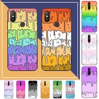 pastel kawaii melting phone case for redmi note 8 7 9 4 6 pro max t x 5a 3 10 lite pro