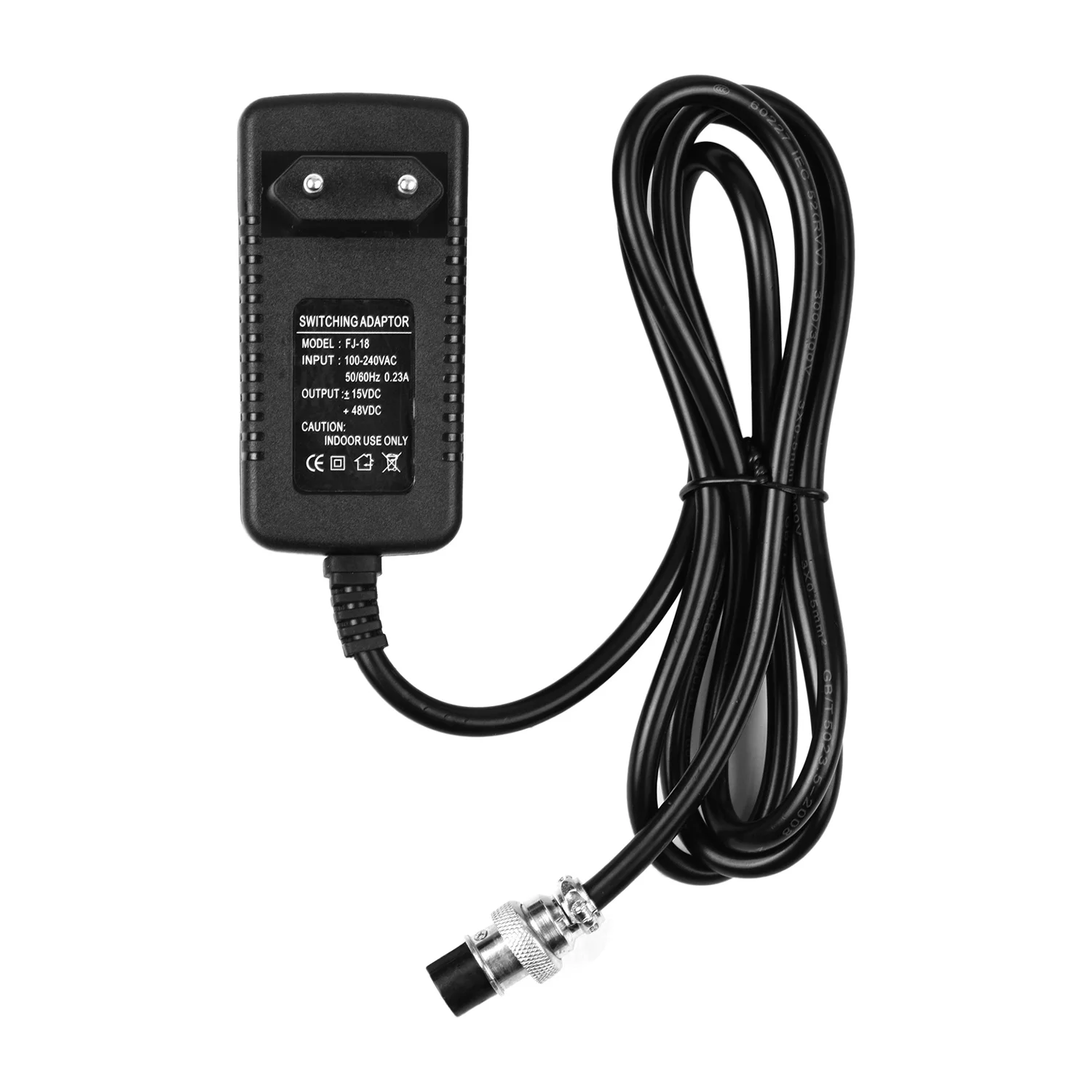 

Mixing Console Mixer Power Supply AC Adapter 15V 230mA Universal 4-Pin Round Connector for 16 Channels or below Mixing Consoles