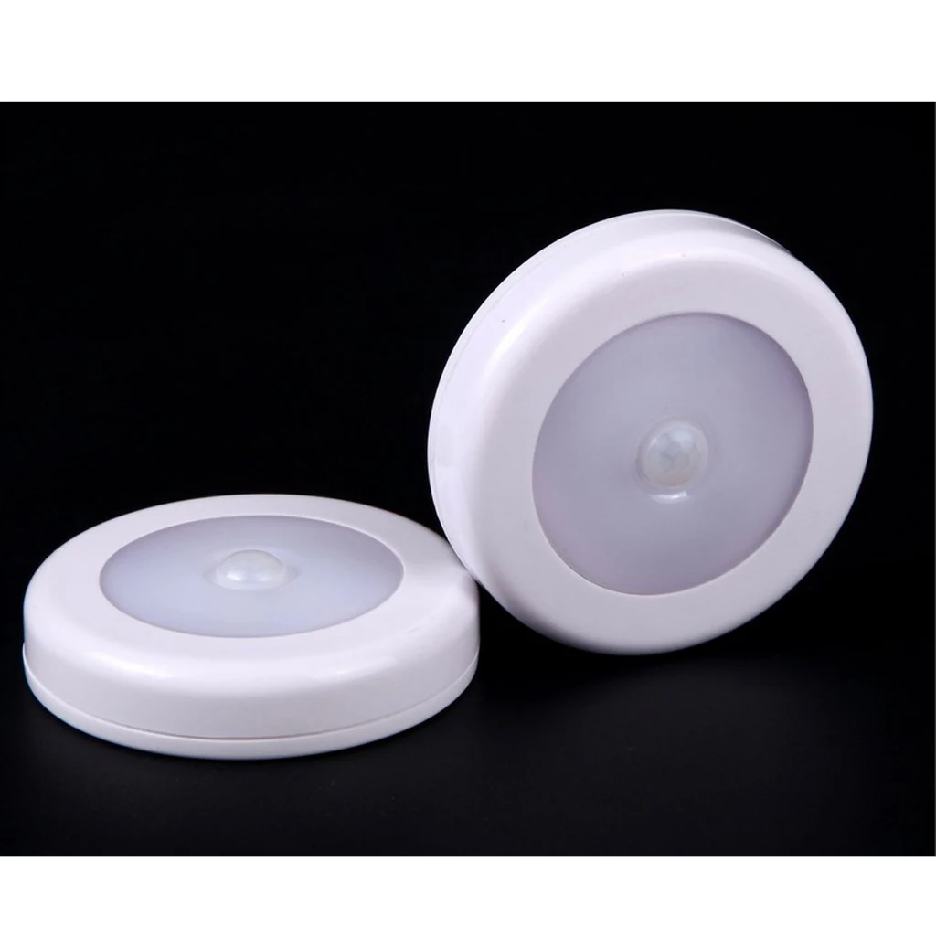 Mini PIR Motion and Light Sensor Battery Powered Automatic LED Cabinet Wardrobe Porch Stair Hall Night | Лампы и освещение