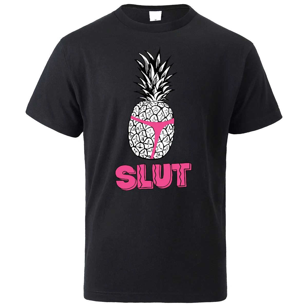 Спортивная одежда с забавным принтом ананаса мужские футболки в стиле хип-хоп