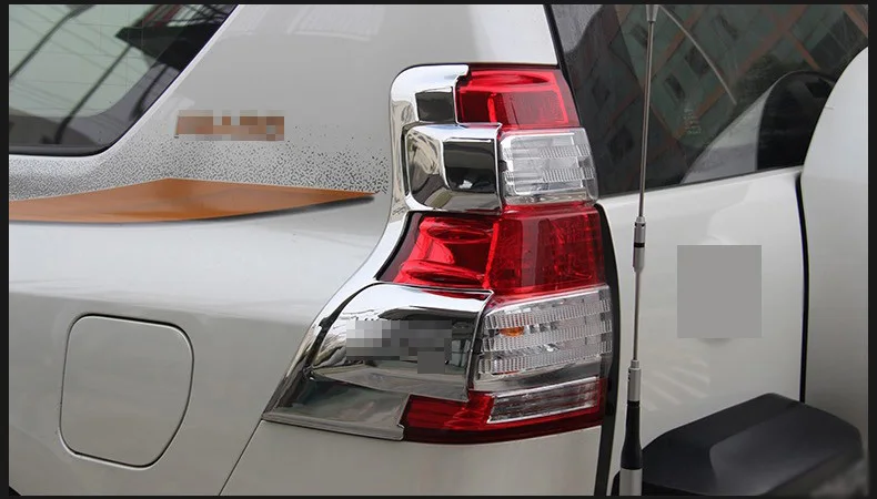 Аксессуары для Toyota Land Cruiser 150 Prado LC150 FJ150- задний светильник, накладка на задний светильник, хромированный автомобильный Стайлинг