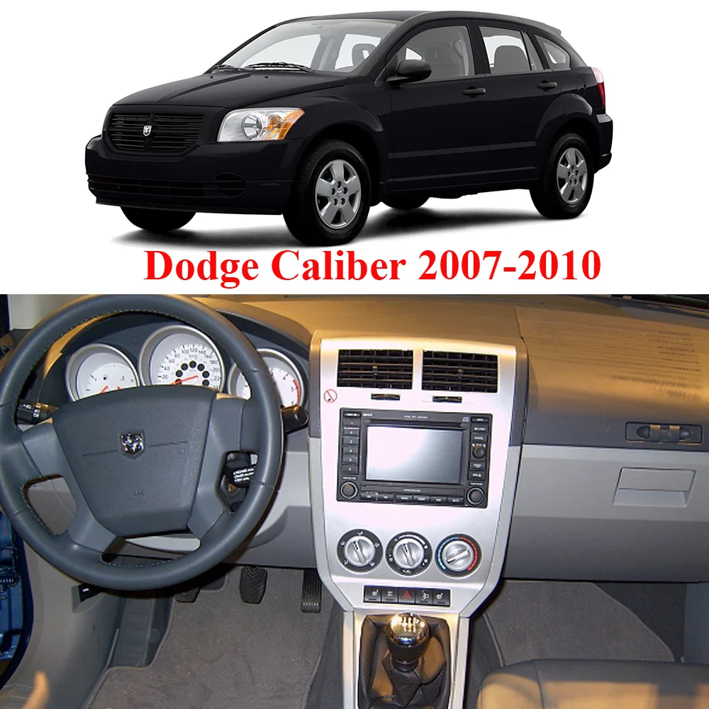 Eastereggs For Dodge Caliber 2007-2010 2.5D 10.1 Inch Android 10 AM/FM RDS DSP Car Multimedia Player Audio FM BT GPS Navigation |