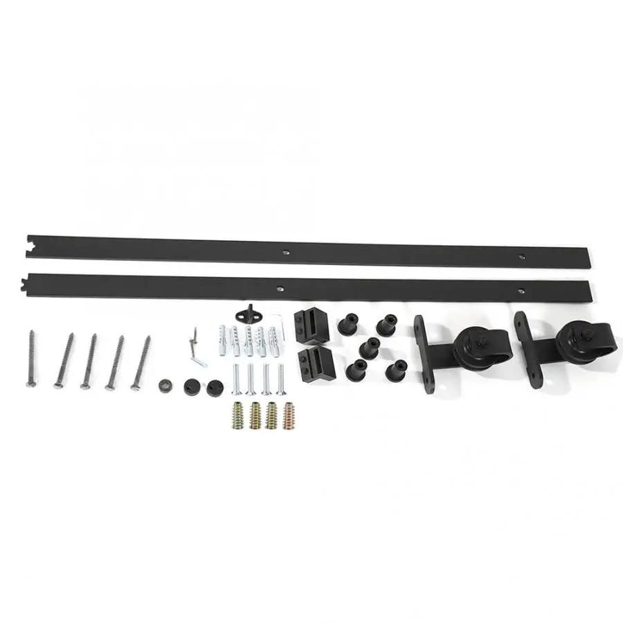 Раздвижные деревянные двери фурнитура набор стеклянные колеса обслуживание 183