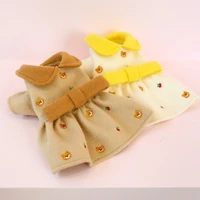 fashion cute dog cat autumn and winter new products warm pacify clothing princess cheese bear woolen cloth skirt holiday