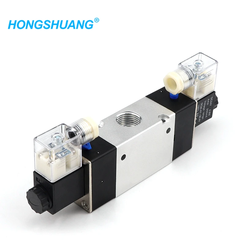 

3V420 Series 1/2 G Solenoid Valve Pneumatic Control Valve Single Double Coil Pneumatic Valve AC DC 12V 24V 36V 110V 220V 380V