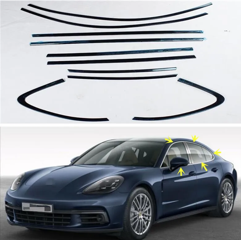 Полная оконная рамка из нержавеющей стали для автомобильной двери оконный порог