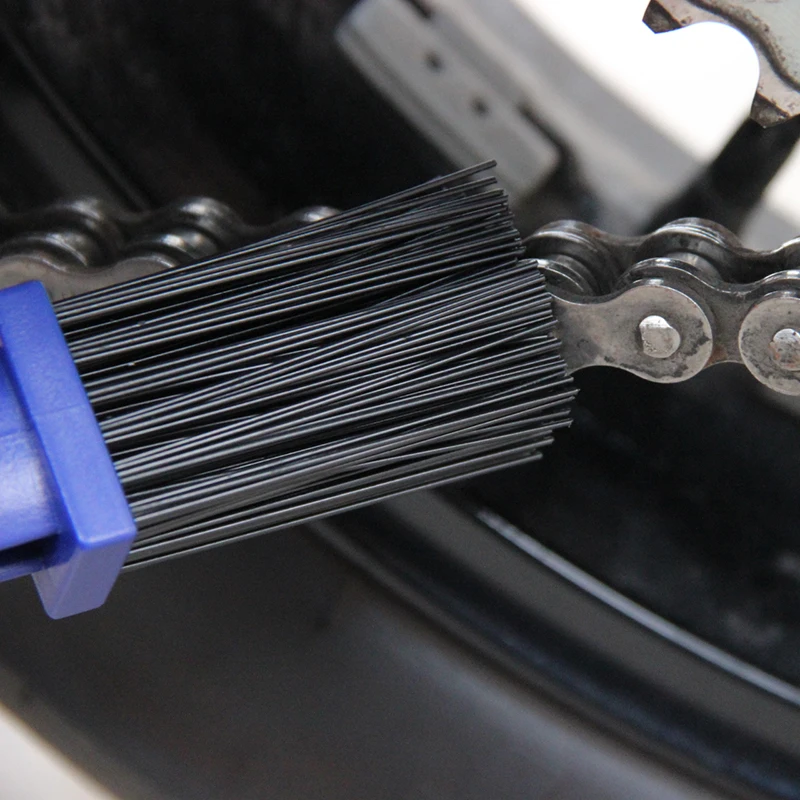 Щетка для чистки цепи мотоцикла и велосипеда инструмент удаления грязи с