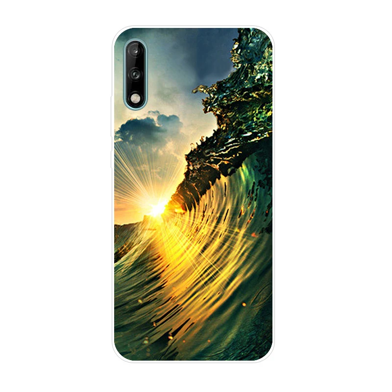 Чехол для Huawei P smart 2020 мультяшный Мягкий чехол из ТПУ телефона Y7 силиконовый 2019 |
