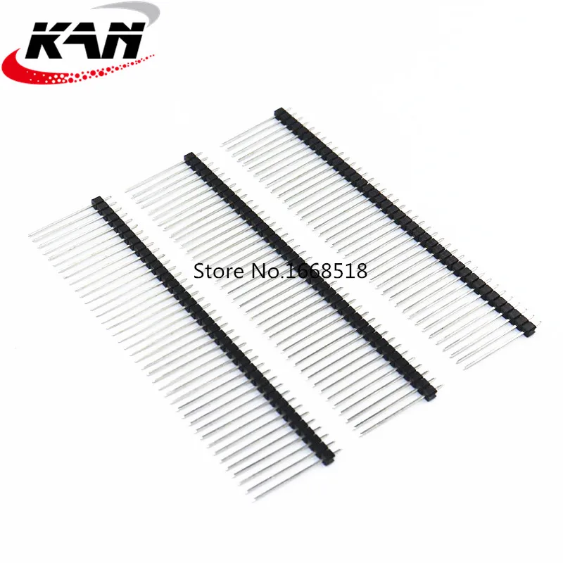 Однорядный Штекерный разъем 2 54 мм длинный штырьковый платы печатной 8 5/9