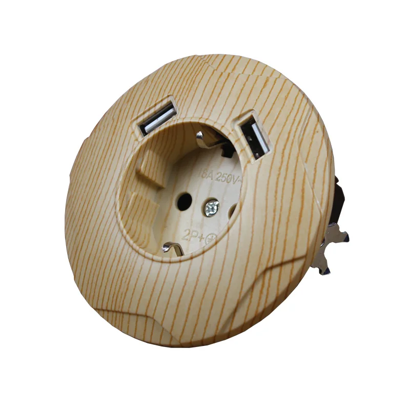 USB настенное зарядное устройство Бесплатная доставка двойной порт 5В 2а Usb дерево