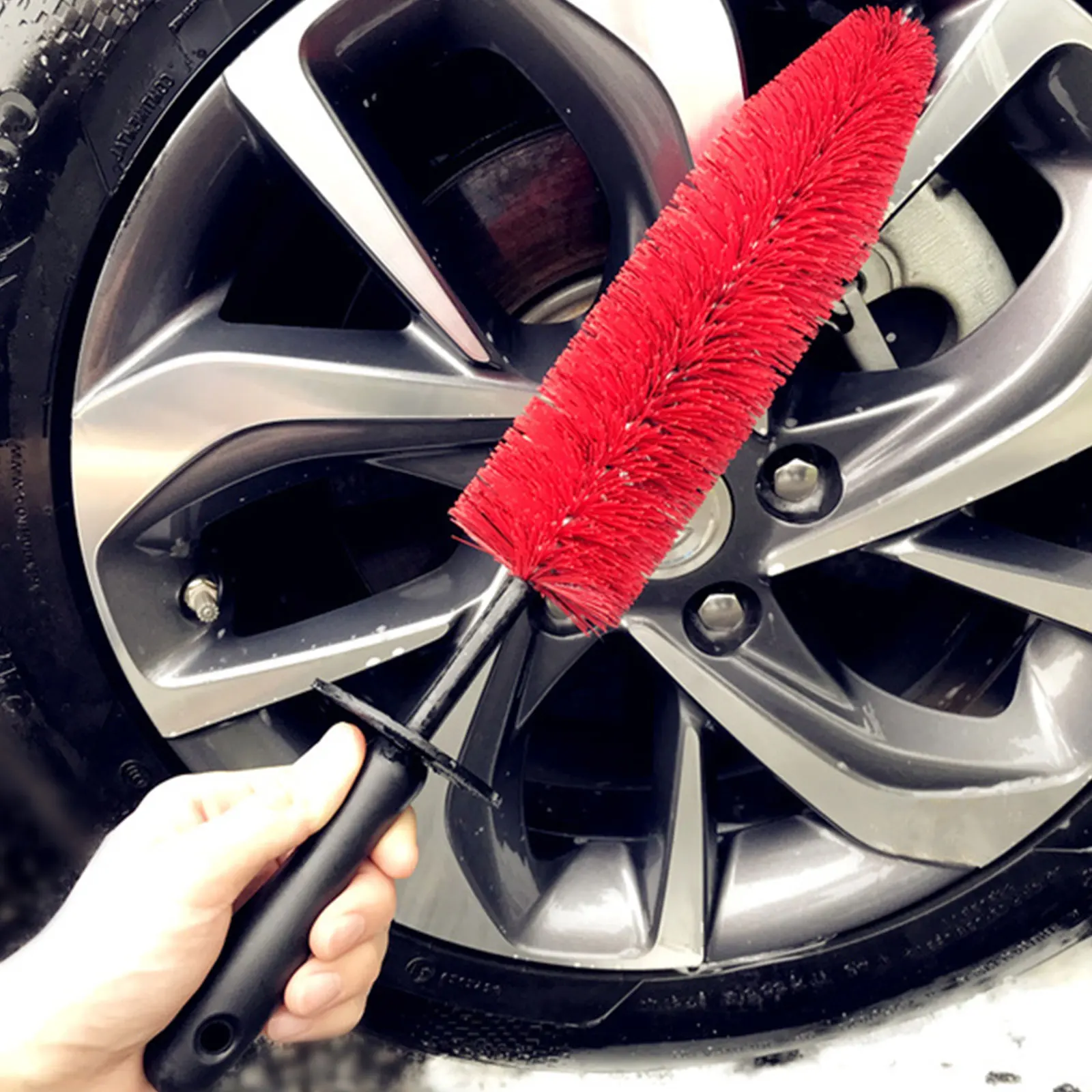 

Hot 18 Inch LongÂ MasterÂ WheelÂ BrushÂ AutoÂ DetailingÂ ToolsÂ Car CleaningÂ BrushesÂ ForÂ CarÂ Tire Rims Chrome Spokes Car Accessories