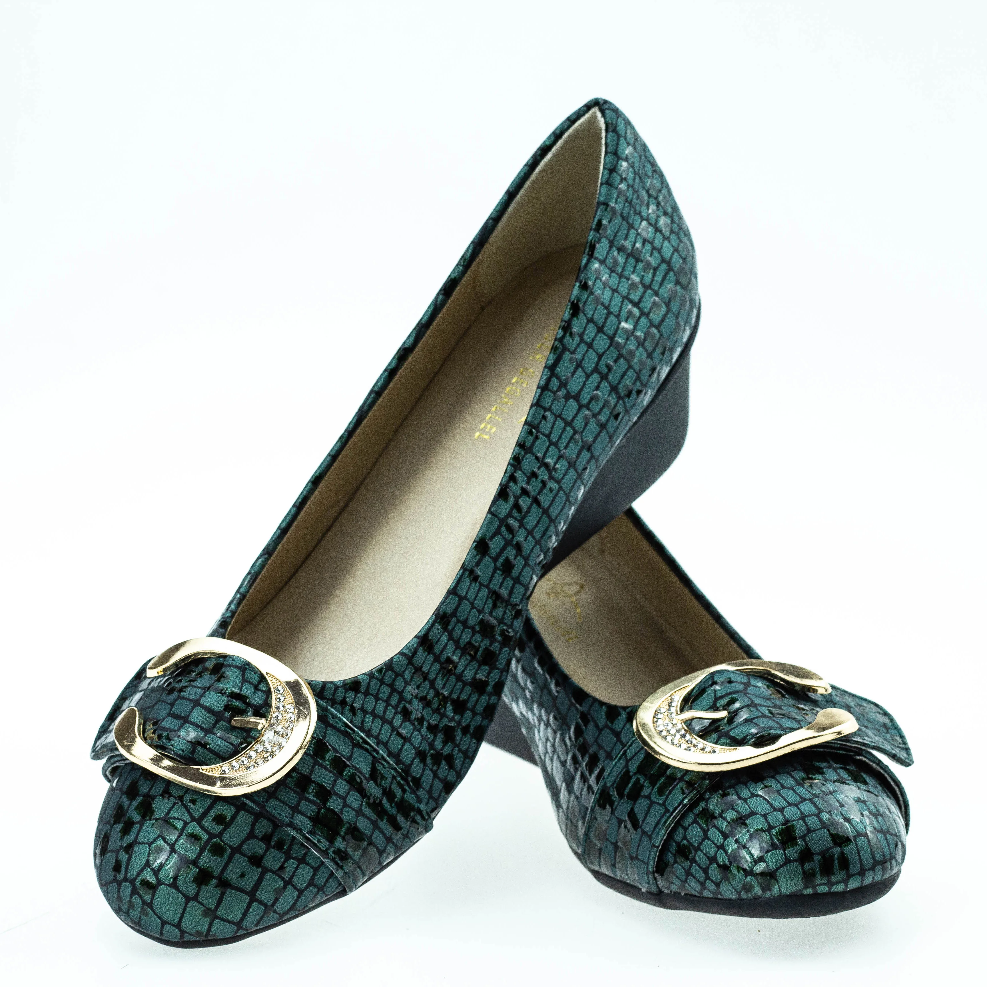 Plus Size 43 Snake Print Leather Shoes Women Autumn Female Footwear Ladies Shoes 9087-1 Woman Wedge Heel Loafers Ballet Shoe